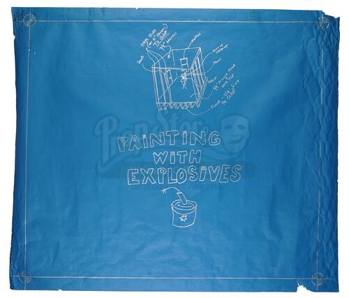 Lot # 71: Episode "Painting with Explosives/Bifurcated Boat" (2013, E205): Painting with Explosives Blueprint