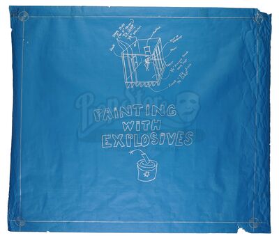 Lot # 71: Episode "Painting with Explosives/Bifurcated Boat" (2013, E205): Painting with Explosives Blueprint