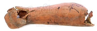 Lot # 77: Episode "Buried Alive" (2003, E5): Crash Test Dummy Leg from the Original Buster