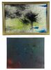 Lot # 84: Episode "Painting with Explosives/Bifurcated Boat" (2013, E205): Two Paintings with Explosives Paintings