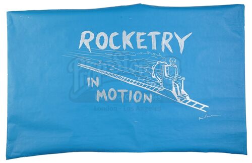 Lot # 88: Episode "Grand Finale" (2016, E246): Episode Blueprint Signed by Eric Haven - Rocketry In Motion