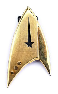 Lot # 226: Season 1 (2017) - Michael Burnham's (Sonequa Martin-Green) Hero Commander-Rank Starfleet Command Badge