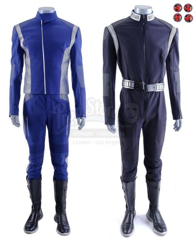 Lot # 227: Seasons 1-2 (2017-2019) - Paul Stamets' (Anthony Rapp) Starfleet and Mirror Universe Uniforms