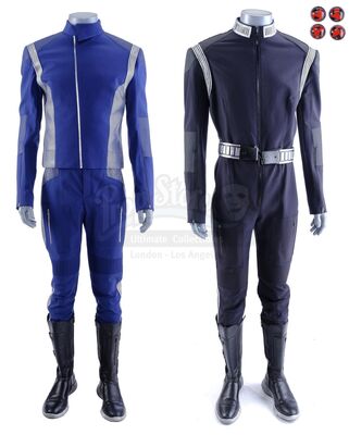Lot # 227: Seasons 1-2 (2017-2019) - Paul Stamets' (Anthony Rapp) Starfleet and Mirror Universe Uniforms