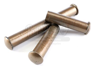 Lot # 240: 'Lethe' (106) - Pair of Empty Vulcan Science Academy Diploma Tubes