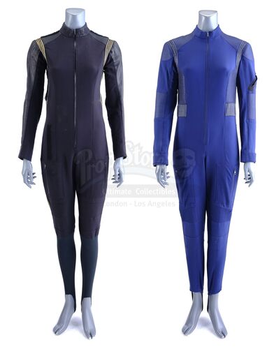 Lot # 161: Seasons 1-2 (2017-2019) - Michael Burnham's Stunt Starfleet and Mirror Universe Jumpsuits