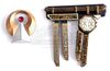 Lot # 206: 'Lethe' (106) - Pair of Vulcan Graduation Pins