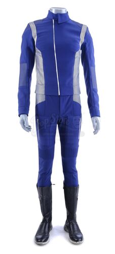 Lot # 215: 'The Vulcan Hello' (101) - Nambue's (Maulik Pancholy) Science Uniform