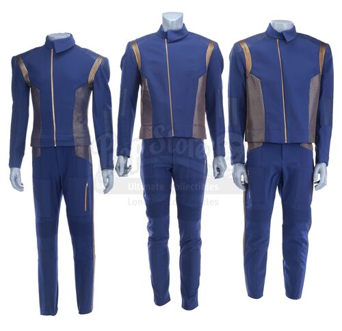 Lot # 221: Seasons 1-2 (2017-2019) - Three Men's Starfleet Operations Uniforms