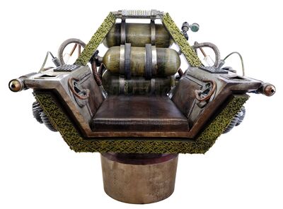 Lot # 224: 'The Escape Artist' (104) - Tevrin Krit's (Harry Judge) Captain's Chair