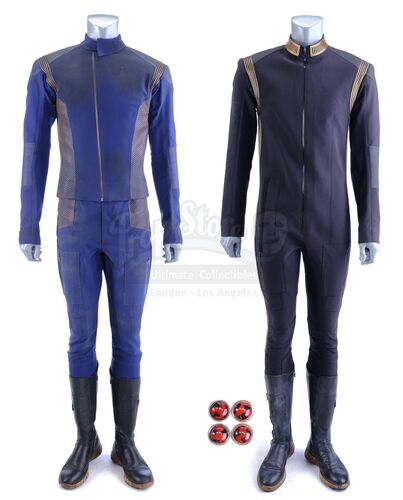 Lot # 5: Seasons 1-2 (2017-2019) - Ash Tyler's (Shazad Latif) Starfleet and Mirror Universe Uniforms