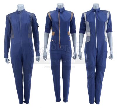 Lot # 27: Seasons 1-2 (2017-2019) - Three Women's Starfleet Jumpsuits
