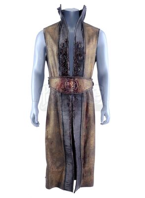 Lot # 31: 'Point of Light' (203) - Ujilli's (Damon Runyan) Bloodied Robe and Belt