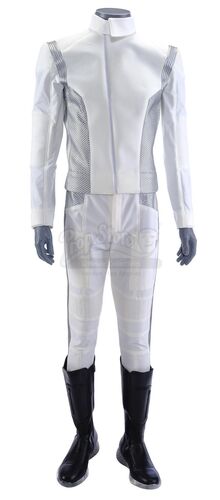 Lot # 36: Seasons 1-2 (2017-2019) - Hugh Culber's (Wilson Cruz) Medical Uniform with Non-Matching Boots