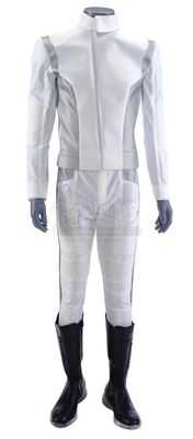 Lot # 36: Seasons 1-2 (2017-2019) - Hugh Culber's (Wilson Cruz) Medical Uniform with Non-Matching Boots