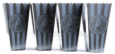 Lot # 56: 'Calypso' (Star Trek: Short Treks, 102)/'Forget Me Not' (Star Trek: Discovery, 304) - Four U.S.S. Discovery Popcorn Boxes