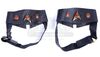 Lot # 62: 'Vaulting Ambition' (112)/ 'What's Past is Prologue' (113) - Lord Eling's (Jeremy Crittenden) Mirror Universe Uniform with Chest Plate and Cape - 7