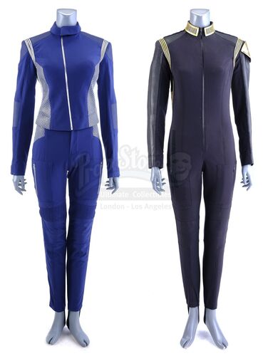 Lot # 110: Seasons 1-2 (2017-2019) - Michael Burnham's (Sonequa Martin-Green) Starfleet and Mirror Universe Uniforms