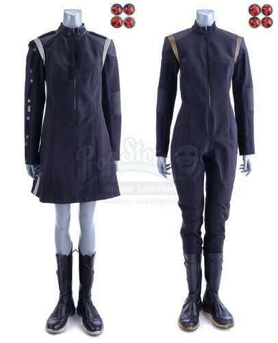 Lot # 66: Season 1 (2017-2018) - Pair of Women's Mirror Universe Uniforms