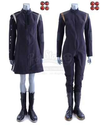 Lot # 66: Season 1 (2017-2018) - Pair of Women's Mirror Universe Uniforms