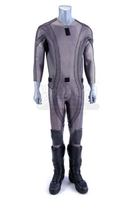 Lot # 76: 'The Red Angel' (210)/'Through the Valley of Shadows' (212) - Spock's Stunt Biosuit