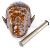 Lot # 87: 'Lethe' (106)/'Light and Shadows' (207) - Vulcan Crypt Mask and Empty Diploma Tube
