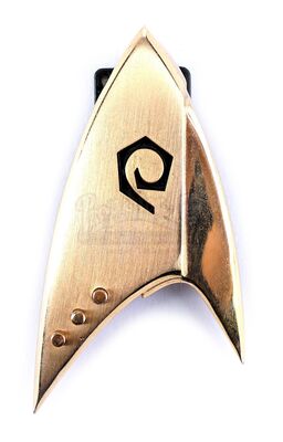 Lot # 97: Star Trek: Discovery/Star Trek: Short Treks - Hero Commander-Rank Starfleet Operations Badge