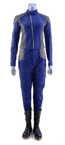 Lot # 176: Season 1 (2017) - Katrina Cornwell's Stunt Distressed Vice Admiral Uniform