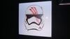 Lot #1008 - STAR WARS: THE FORCE AWAKENS (2015) - Harrods "Star Wars Gallery" Bloodied FN-2187 Stormtrooper Helmet Acrylic Screen Print - 7