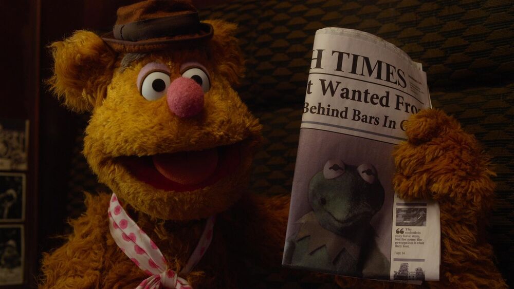 Muppet Irish Lot #799 - MUPPETS MOST WANTED (2014) - Pair of The Irish Times Newspapers