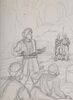 Lot #157 - THE GOLDEN VOYAGE OF SINBAD (1973) - Hand-drawn Ray Harryhausen Temple of the Oracle Concept Art - 3