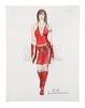 Lot #551 - ELEKTRA (2005) - Hand-illustrated Lisa Tomczeszyn "Elektra" Costume Design Artwork - 6