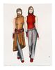 Lot #551 - ELEKTRA (2005) - Hand-illustrated Lisa Tomczeszyn "Elektra" Costume Design Artwork - 11