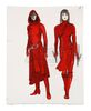 Lot #551 - ELEKTRA (2005) - Hand-illustrated Lisa Tomczeszyn "Elektra" Costume Design Artwork - 13