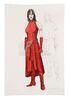 Lot #551 - ELEKTRA (2005) - Hand-illustrated Lisa Tomczeszyn "Elektra" Costume Design Artwork - 18
