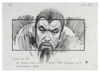 Lot #112 - FLASH GORDON (1980) - Charles Lippincott Collection: Hand-drawn Mentor Huebner "Ming the Merciless" Storyboard Concept Sketch