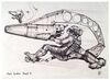 Lot #114 - FLASH GORDON (1980) - Charles Lippincott Collection: Hand-drawn Chris Foss Space Scooter Concept Sketches - 2
