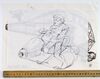 Lot #114 - FLASH GORDON (1980) - Charles Lippincott Collection: Hand-drawn Chris Foss Space Scooter Concept Sketches - 4
