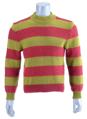 Lot #265 - WES CRAVEN'S NEW NIGHTMARE (1994) - Freddy Krueger's (Robert Englund) Sweater
