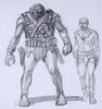 Lot #324 - STAR WARS: A NEW HOPE (1977) - Hand-drawn Ralph McQuarrie Han Solo and Chewbacca Concept Sketches - 2