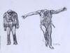 Lot #324 - STAR WARS: A NEW HOPE (1977) - Hand-drawn Ralph McQuarrie Han Solo and Chewbacca Concept Sketches - 3