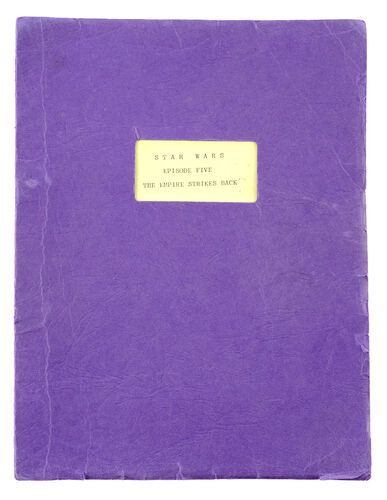 Lot #334 - STAR WARS: THE EMPIRE STRIKES BACK (1980) - Production-used Screenplay