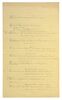 Lot #335 - STAR WARS: THE EMPIRE STRIKES BACK (1980) - Handwritten George Lucas Scene Outline