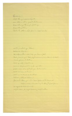 Lot #336 - STAR WARS: THE EMPIRE STRIKES BACK (1980) - Handwritten George Lucas Story Notes on The Force