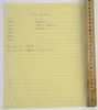 Lot #337 - STAR WARS: THE EMPIRE STRIKES BACK (1980) - Handwritten George Lucas Character and Planet Name Ideas - 3