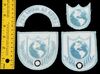 Lot #485 - BUCK ROGERS IN THE 25TH CENTURY (T.V. SERIES, 1979 - 1981) - Set of Earth Defense Directorate Patches - 7