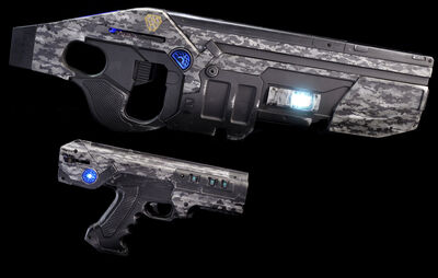 Lot #533 - THE DIVERGENT SERIES: ALLEGIANT (2016) - Hero Light-up Bureau Rifle and Pistol