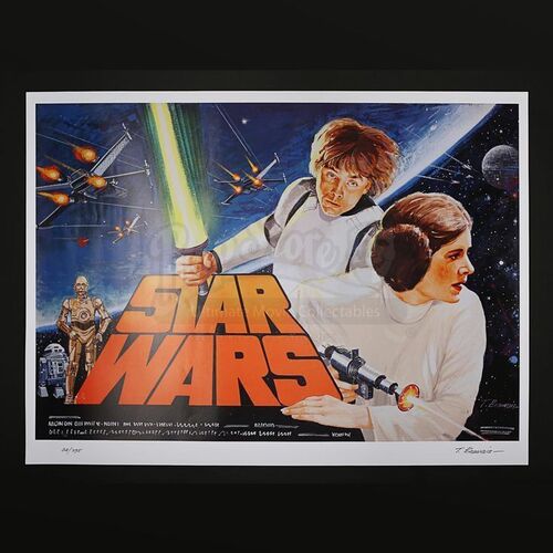 STAR WARS: A NEW HOPE (1977) - UK Prototype Artwork Poster (2017)