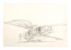Lot #549 - DUNE (UNPRODUCED) - Pair of Hand-Drawn Ron Cobb Ornithopter Concept Sketches - 2