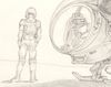 Lot #549 - DUNE (UNPRODUCED) - Pair of Hand-Drawn Ron Cobb Ornithopter Concept Sketches - 3